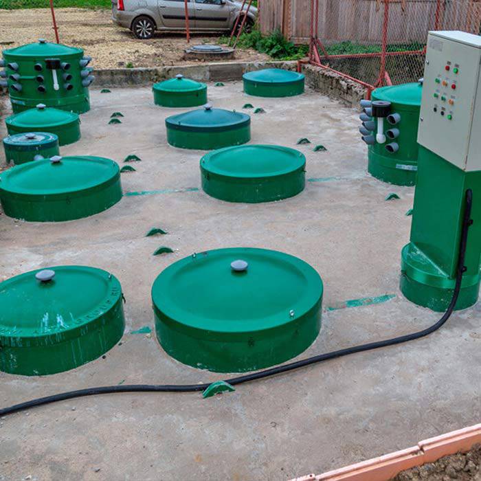 Хозяйственно-бытовой сток - 100 м3 в сутки, реконструкция ОС, Ленинградская обл.